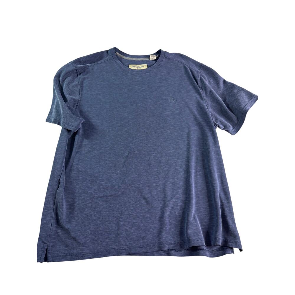 Tommy Bahama Men's XL Blue Modal Blend T Shirt Short Sleeve Soft Casual Tee